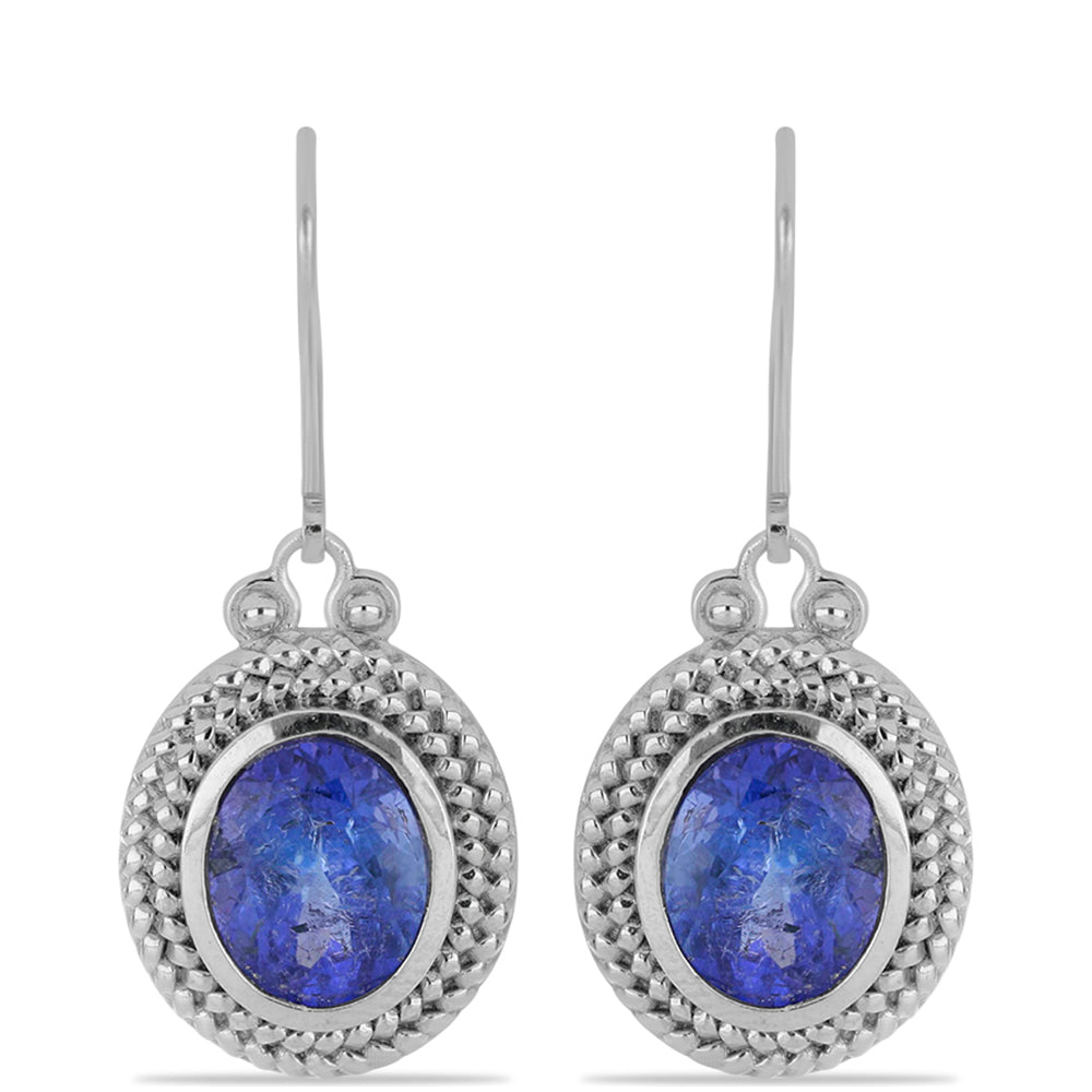 Silberohrringe mit Tansanit 1