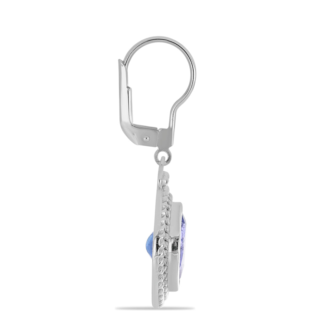 Silberohrringe mit Tansanit 2