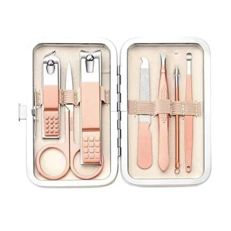 Velform Epilwiz 7-teiliges Maniküre-Set in einem eleganten Etui