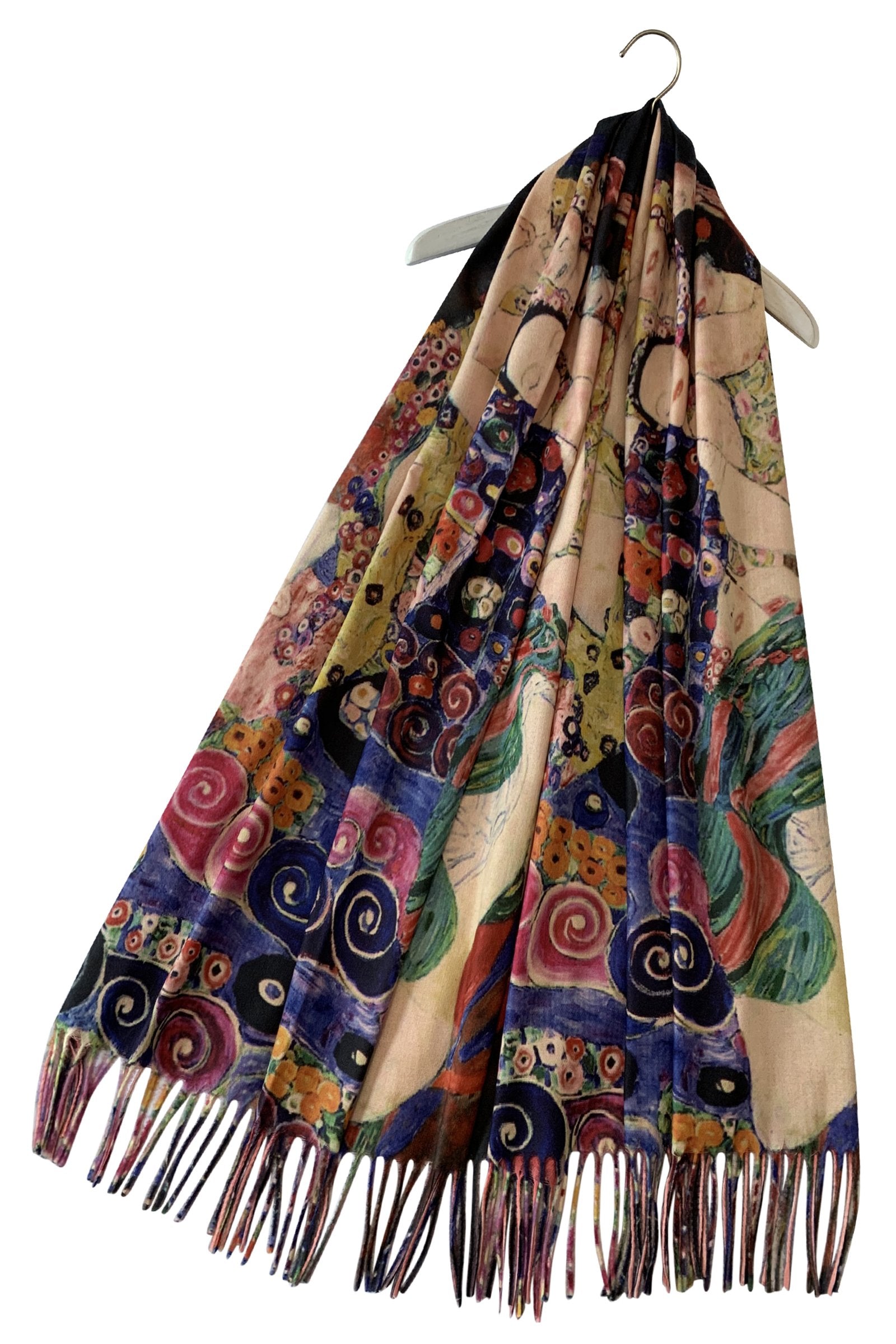 Wool Scarf, 70 cm x 180 cm, Klimt - Three Ages Of Women, 60% Wool 40% Acrylic 2 