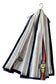 Silk Scarf-Shawl, 90 cm x 180 cm, Fashion Bee  with Border, Cream