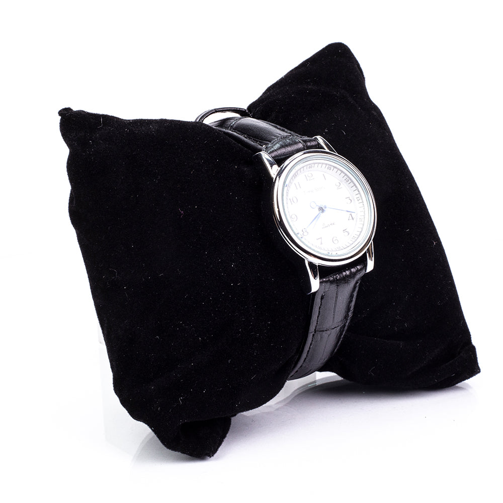 Uhr aus goldplattierter Legierung mit weißem Emporia® Kristall 8 