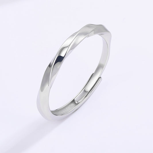 Whitegold Tone Alloy Ring