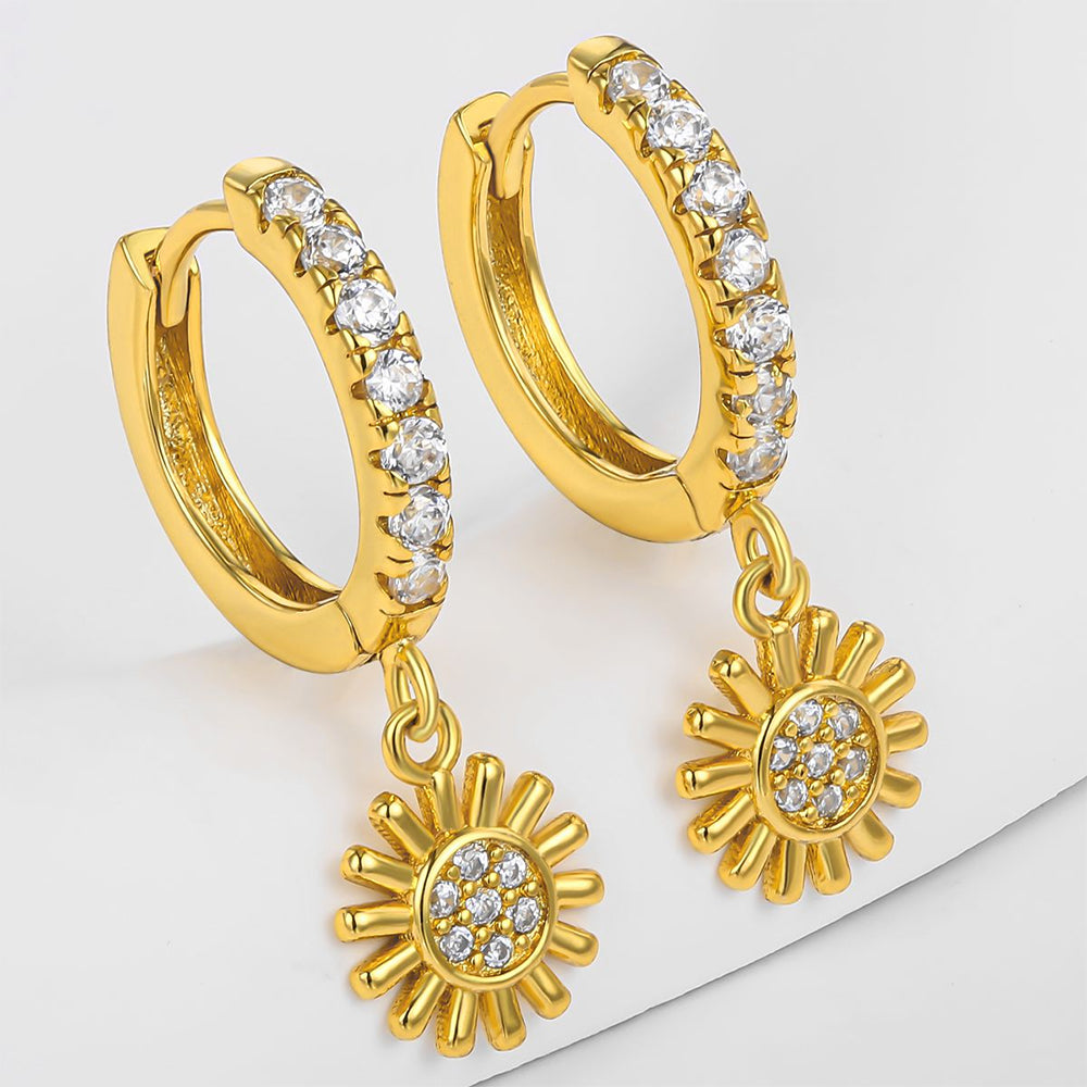 Ohrringe aus goldplattierter Legierung 1 