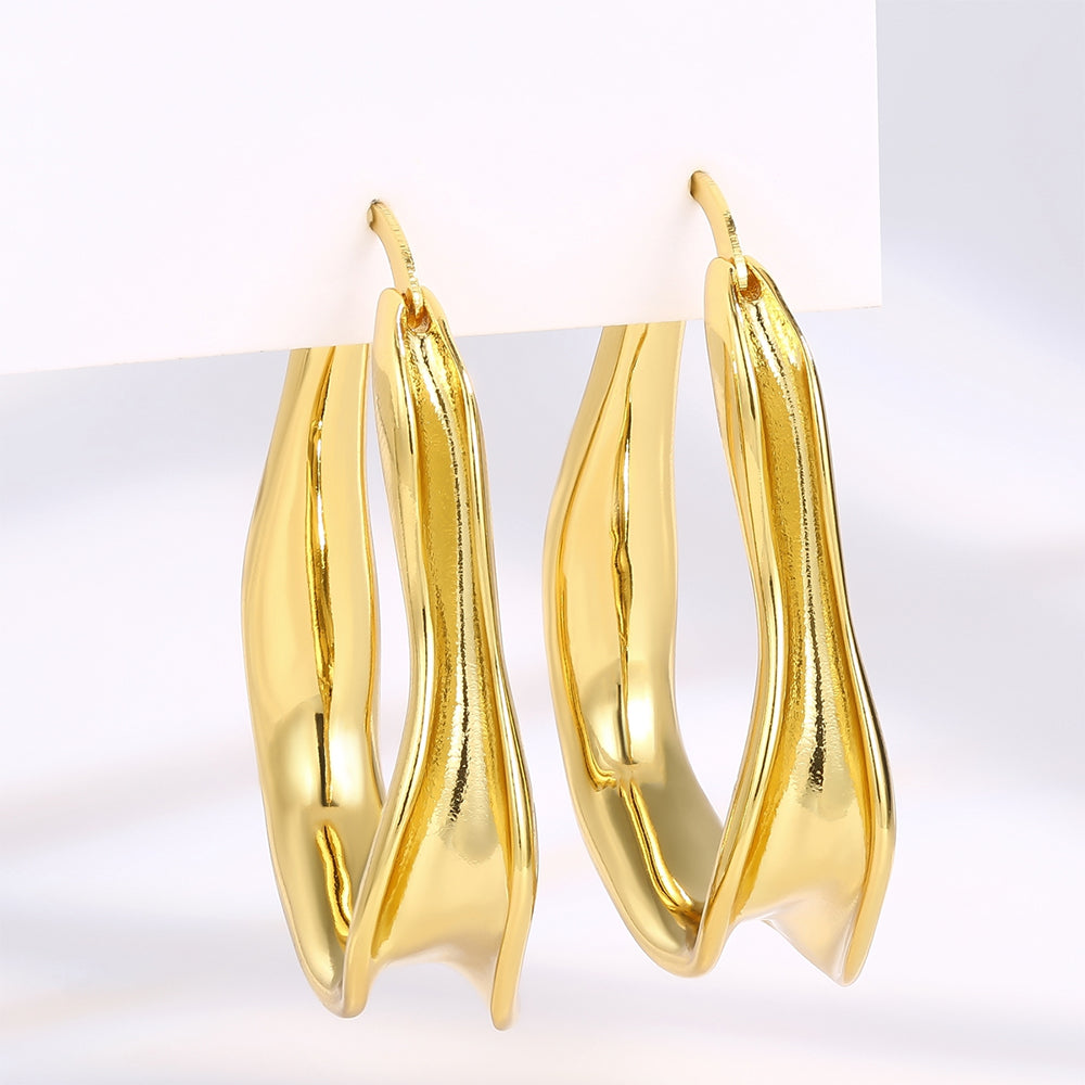 Ohrringe aus goldplattierter Legierung 1 