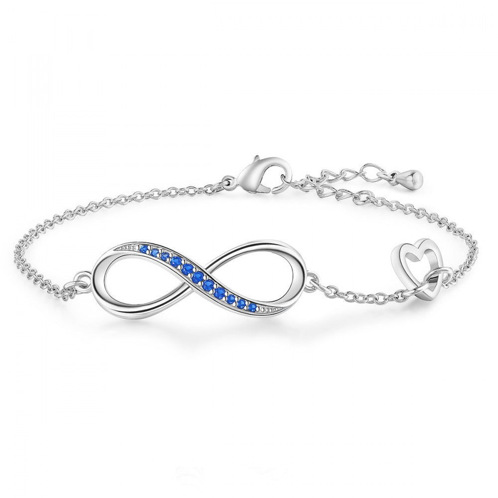 Armband aus goldplattiertesr Legierung mit weißem Emporia® Kristall 1 