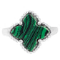 Silberring mit Malachit