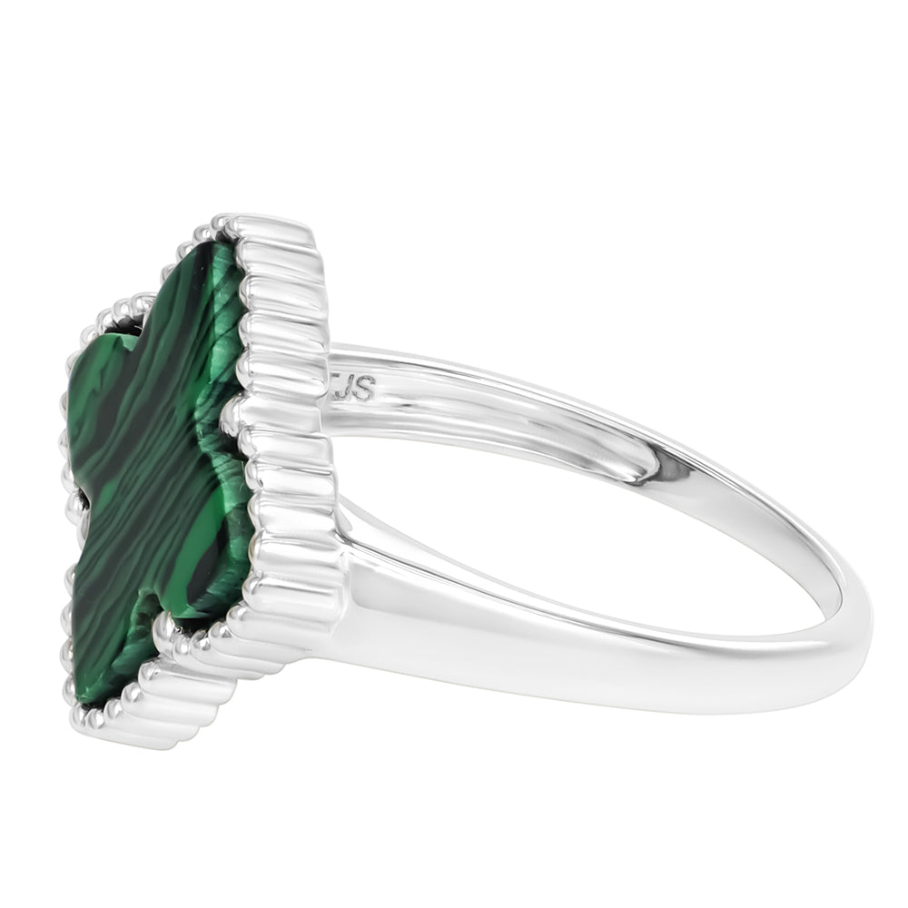 Silberring mit Malachit 3 