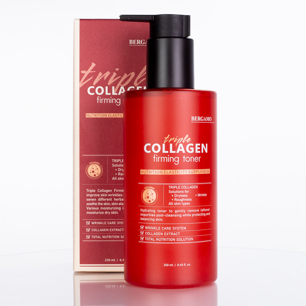 Bergamo straffendes Gesichtswasser mit Dreifach-Kollagen 4 