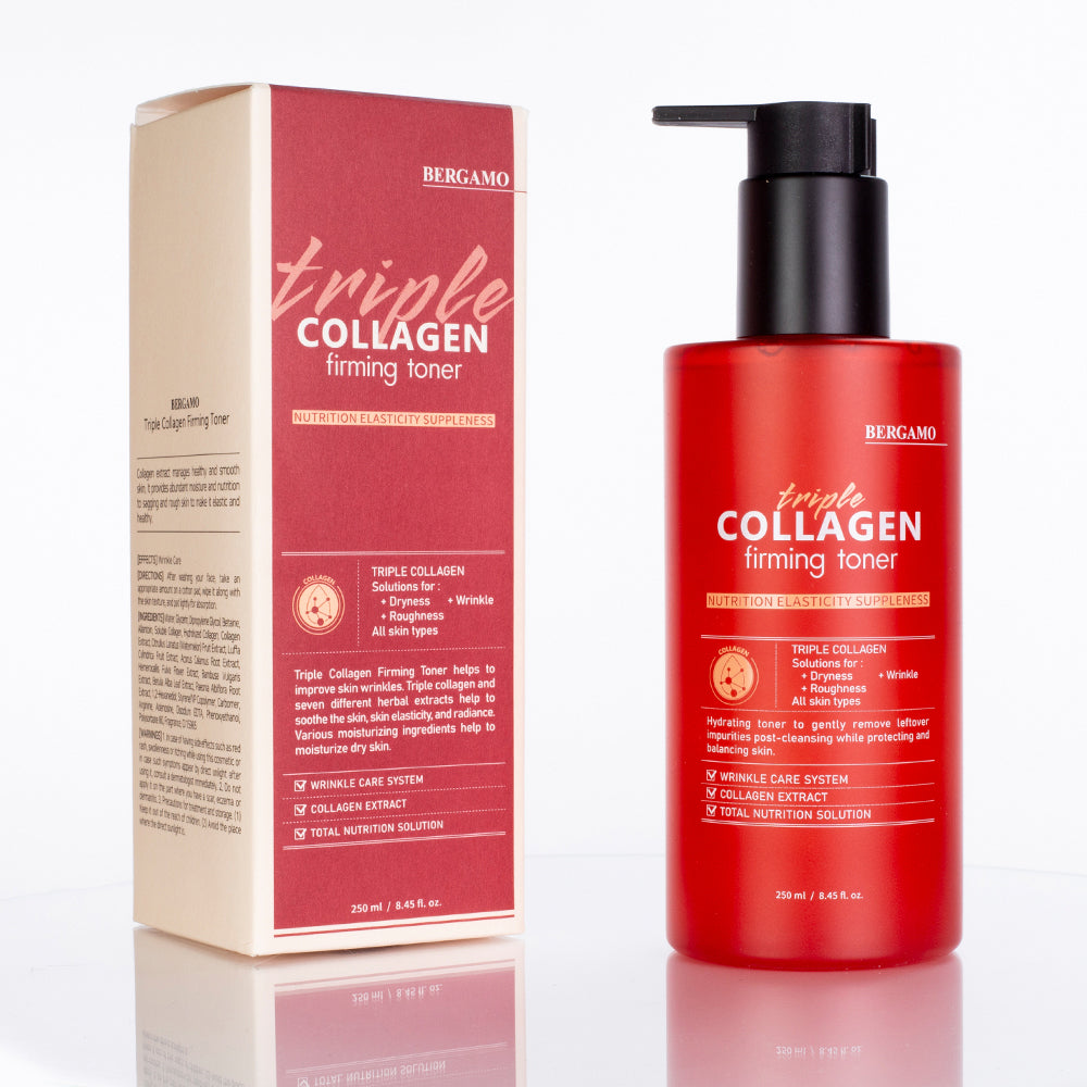 Bergamo straffendes Gesichtswasser mit Dreifach-Kollagen 5 