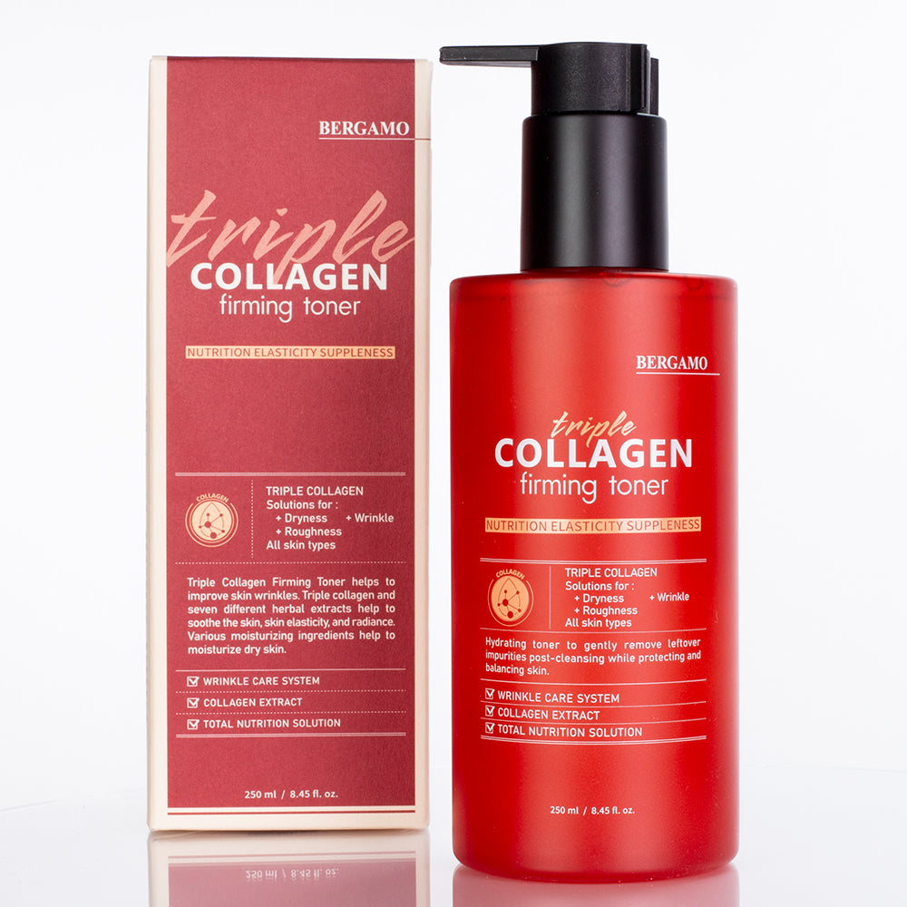Bergamo straffendes Gesichtswasser mit Dreifach-Kollagen