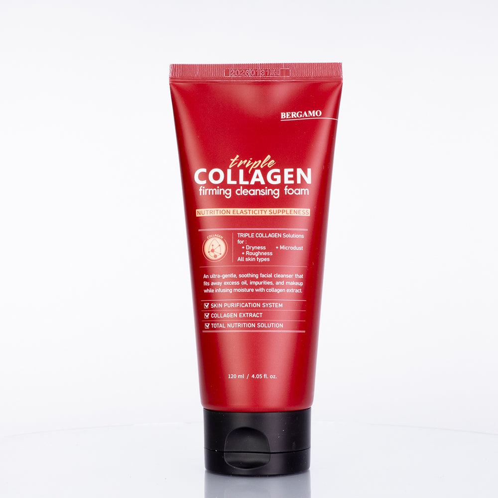 Bergamo Dreifach-Kollagen straffender Reinigungsschaum
