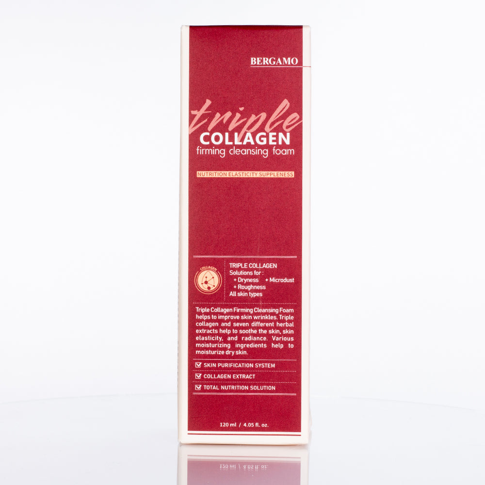 Bergamo Dreifach-Kollagen straffender Reinigungsschaum 6 