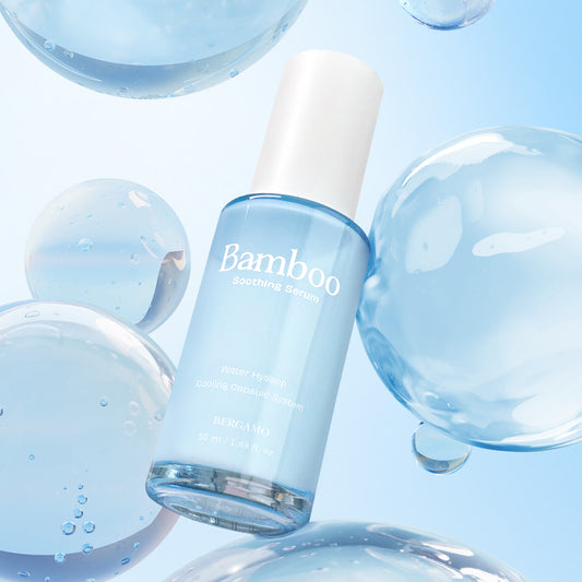 BERGAMO Bamboo 5-in-1 Gesichtsserum mit Hyaluronsäure zur Beruhigung der Haut – 50 ml