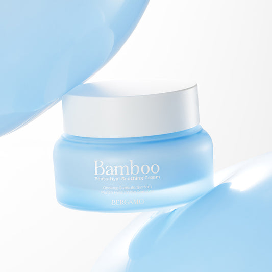 BERGAMO Bamboo 5-in-1 Gesichtscreme mit Hyaluronsäure zur Beruhigung der Haut – 50 ml