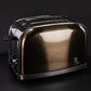 Berlinger Haus Metallic Line Shiny Black Edition Toaster, schwarz