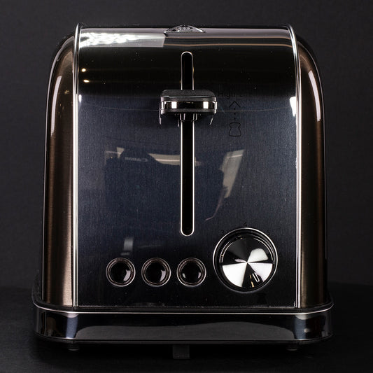 Berlinger Haus Metallic Line Shiny Black Edition Toaster, schwarz