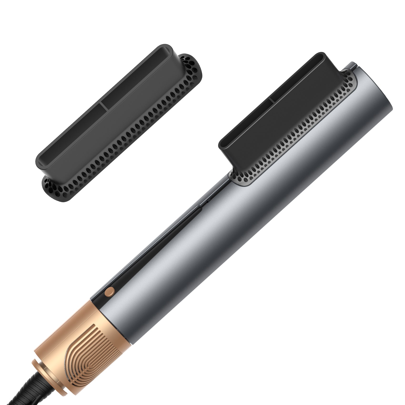Negative Ion 2-in-1 Airflow Hair Straightener, 3 Speed, 1600W, Gray 4 