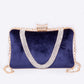 Tasche aus goldplattierter Legierung mit weißem Emporia® Kristall