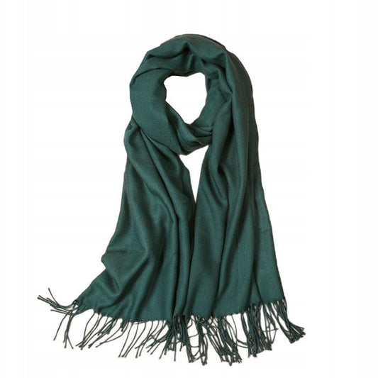 Eleganter "Kaschmir"-Schal Waldgrün
