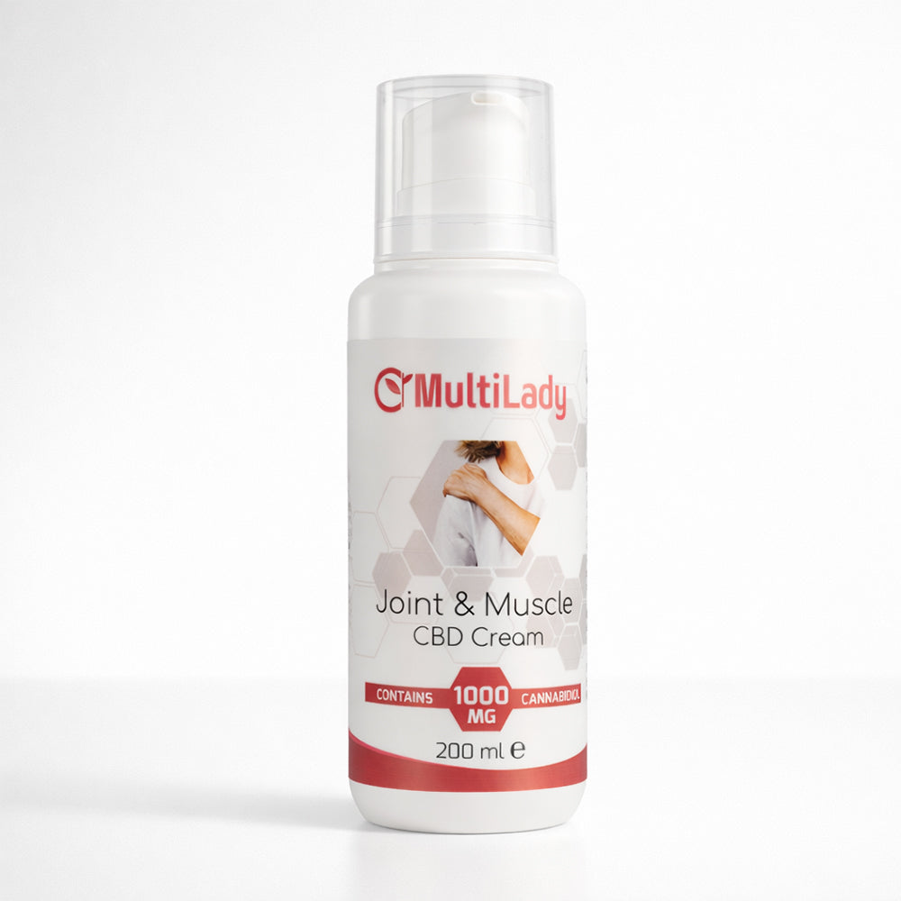 MultiLady CBD Gelenk- und Muskelcreme 1000 mg – 200 ml