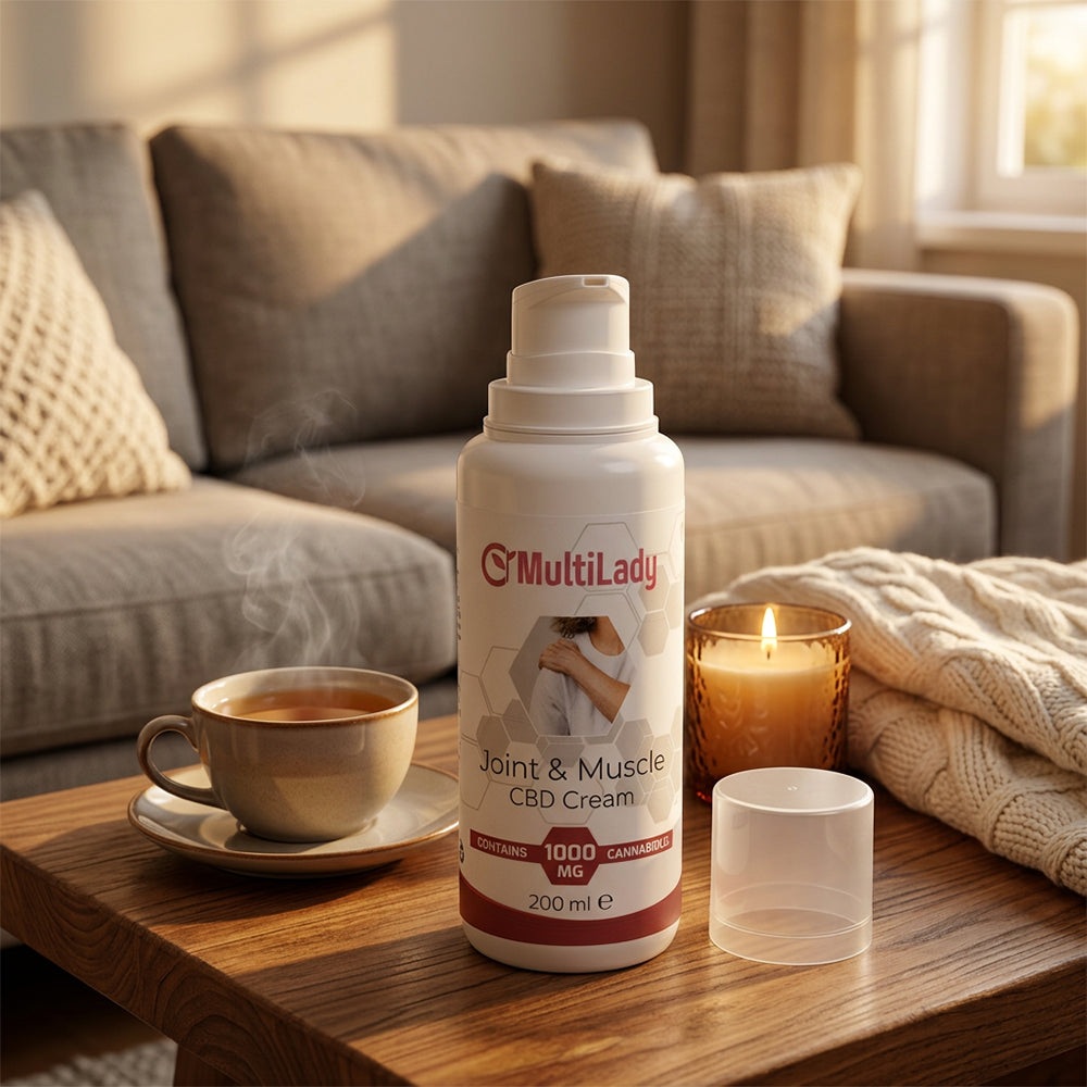 MultiLady CBD Gelenk- und Muskelcreme 1000 mg – 200 ml