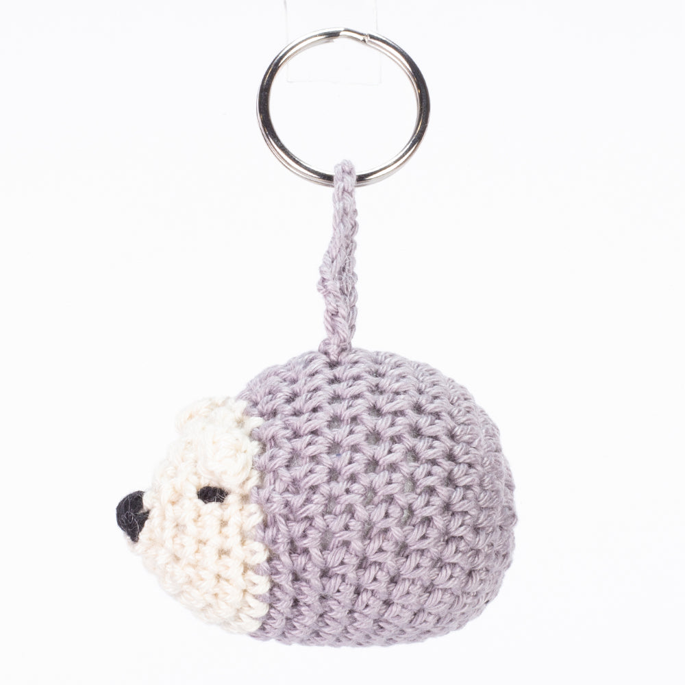 Crochet Keychain HEDGEHOG 1 