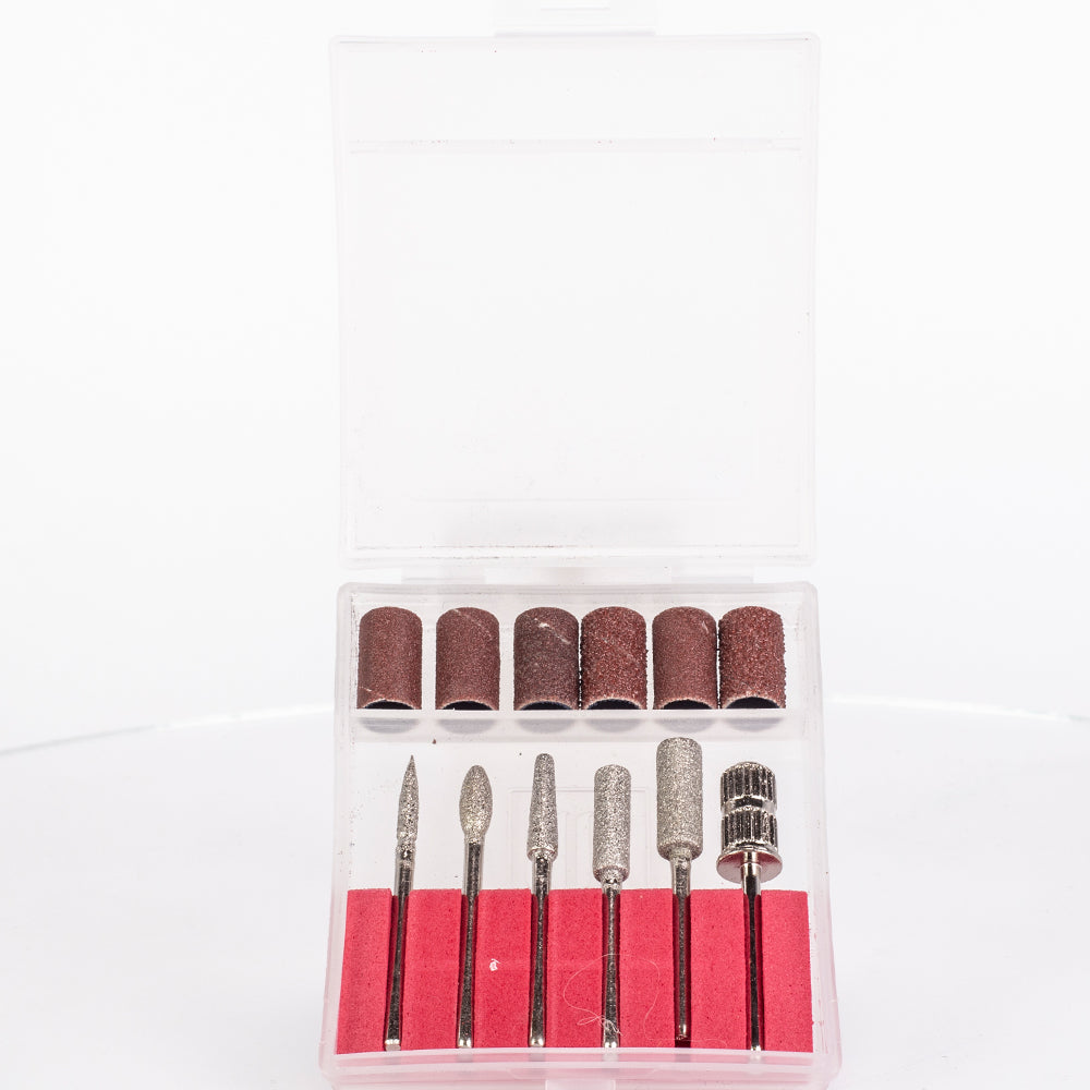 Emporia Beauty Nail Professioneller Nagelfräser mit austauschbaren Aufsätzen – Rosa