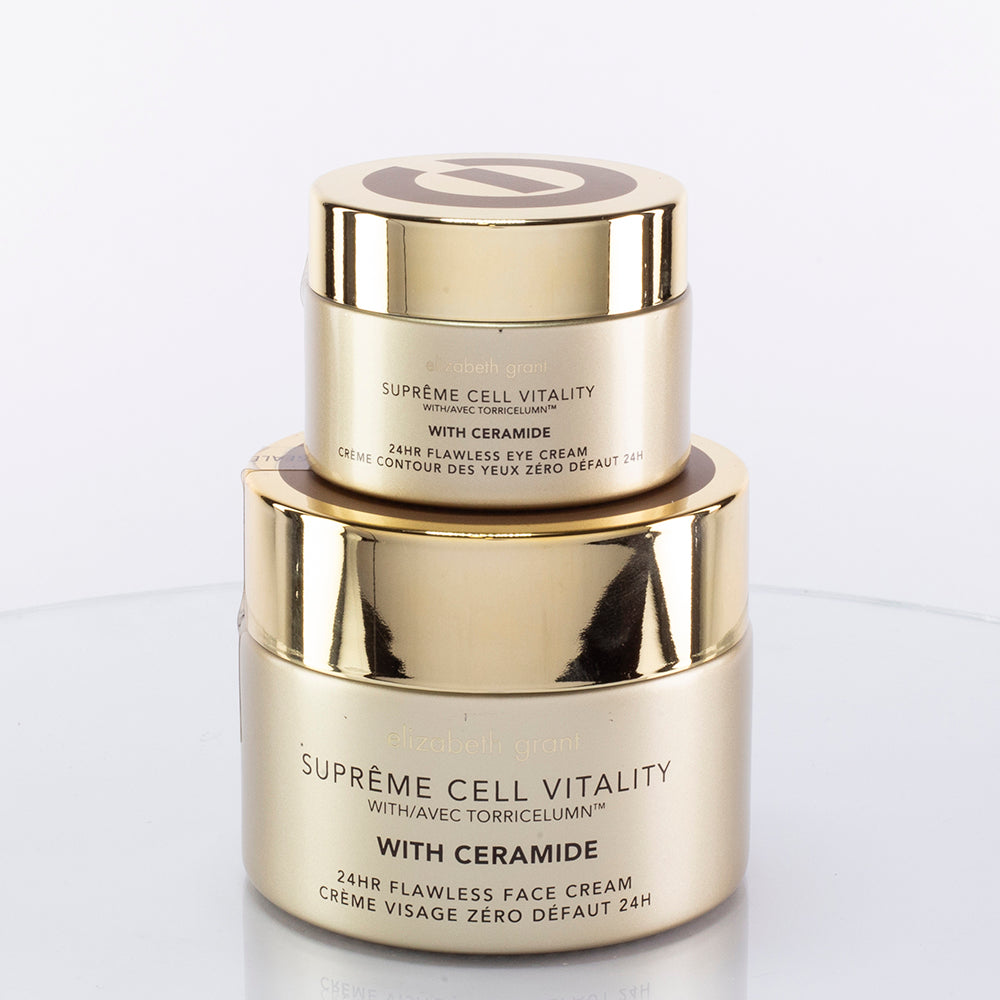 Elizabeth Grant "Supreme Cell Vitality" 24-Stunden Gesichts- und Augenkonturcreme mit Ceramide™ 8 