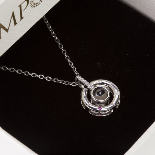 Ewige Rose Schmuckkästchen mit "Ich liebe dich" Halskette