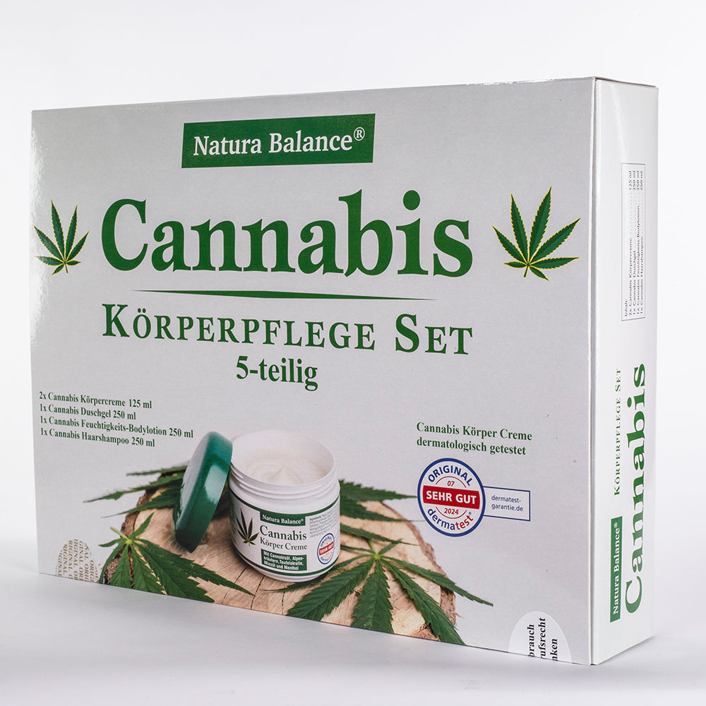 Natura Balance Cannabis Kosmetik-Set – 5-teilig