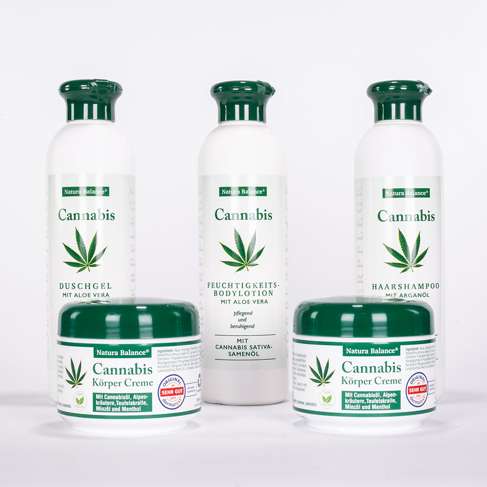 Natura Balance Cannabis Kosmetik-Set – 5-teilig