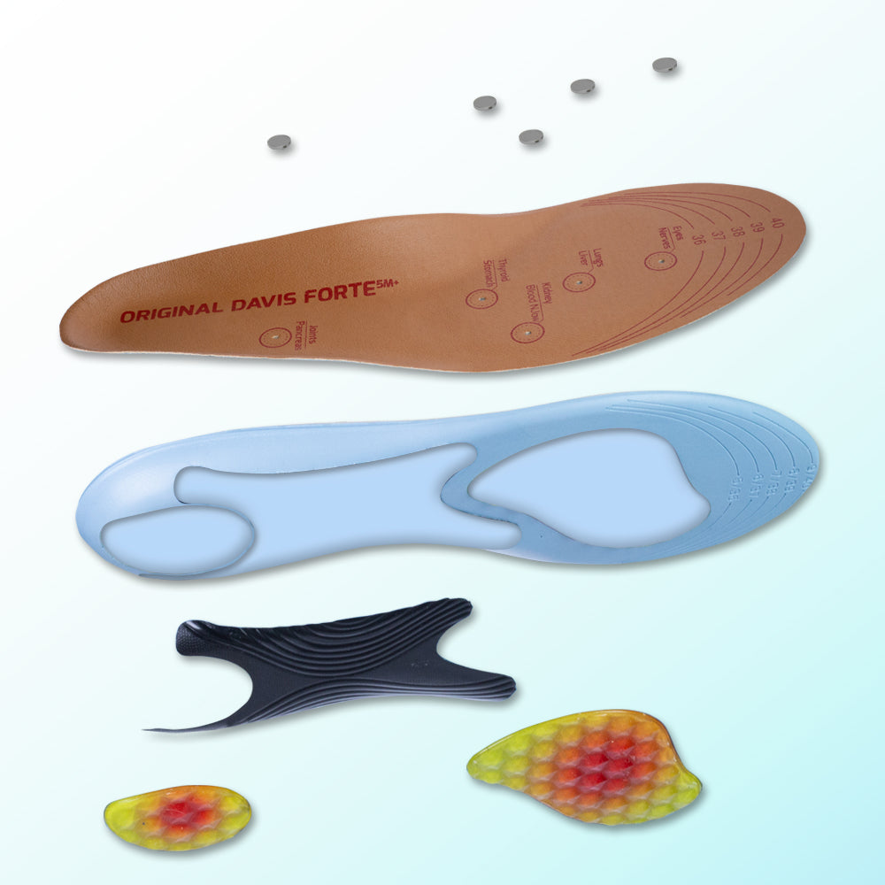 Original Davis® FORTE Magnetische Einlegesohlen, 5 m+ – verstärkt mit Memory-Schaum 3 