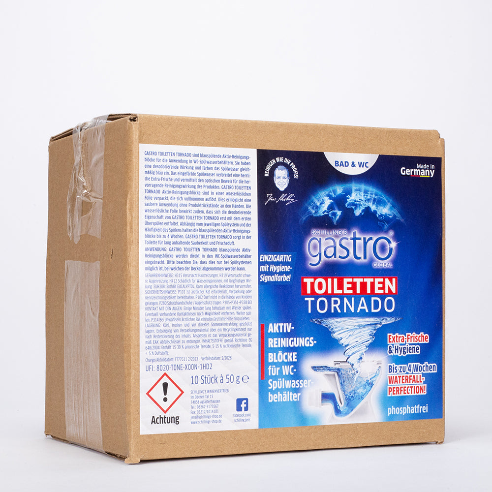 Gastro Toilet Tornado Abflussreinigungs-Tabs, 10 Stück 2 