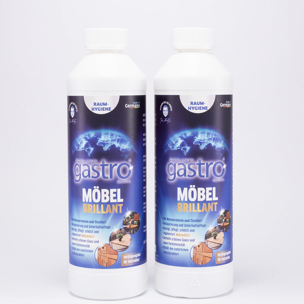 Gastro Furniture Doctor, 2x500ml + leere Spenderflasche als GESCHENK