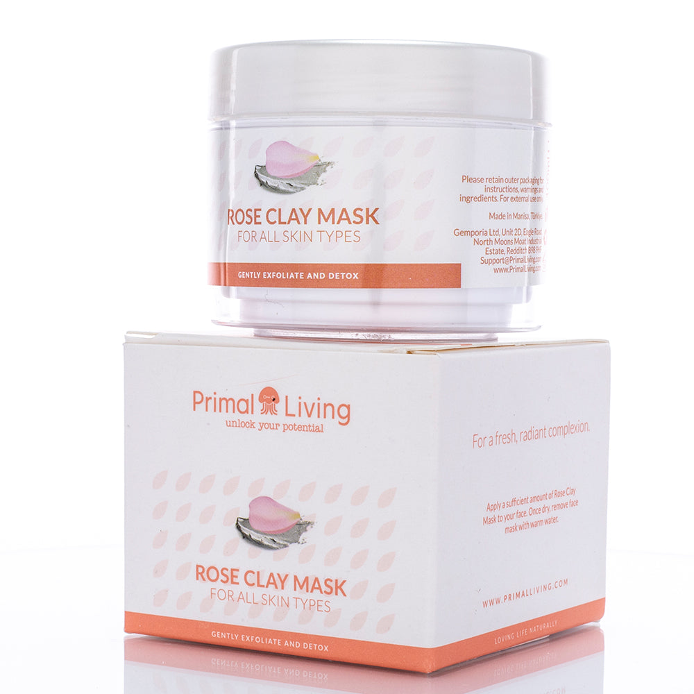 NATÜRLICHE TONERDE-MASKE - ROSE (100ML) 5 