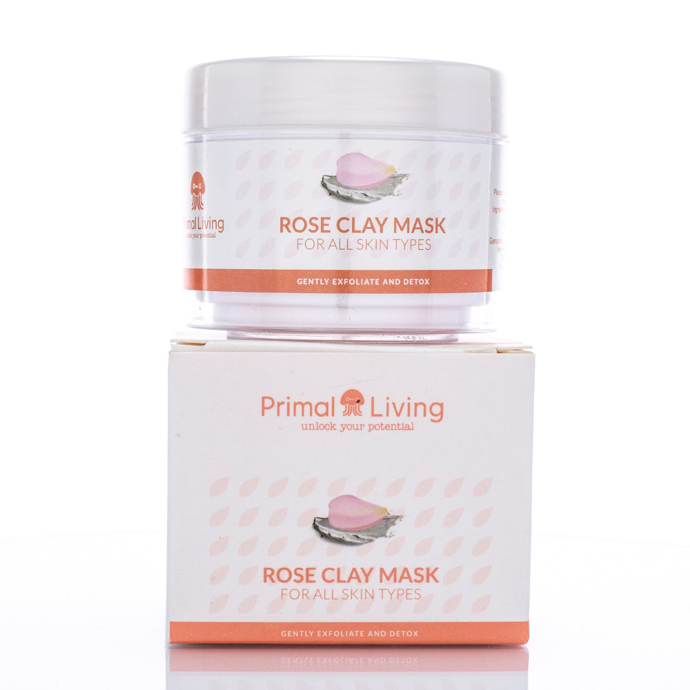 NATÜRLICHE TONERDE-MASKE - ROSE (100ML) 6 