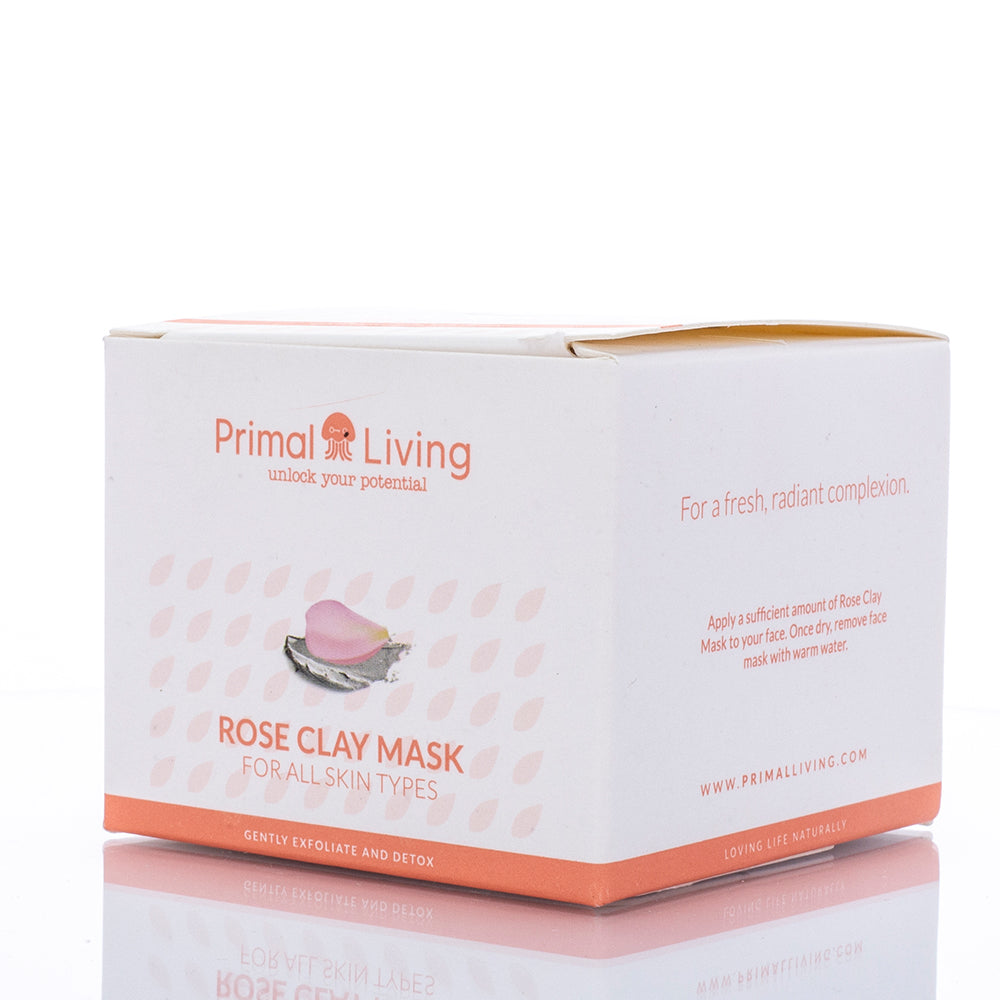 NATÜRLICHE TONERDE-MASKE - ROSE (100ML)