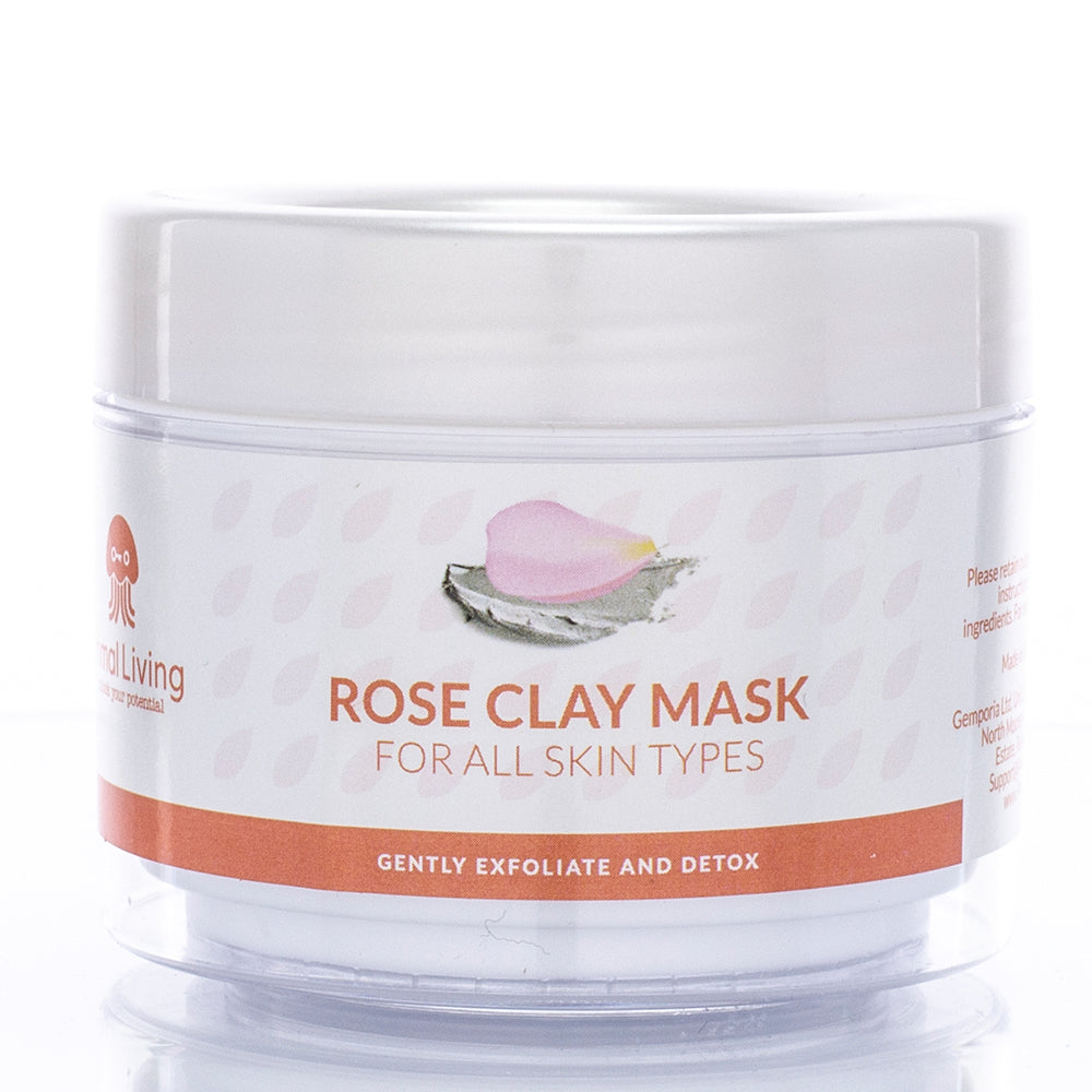 NATÜRLICHE TONERDE-MASKE - ROSE (100ML) 1 