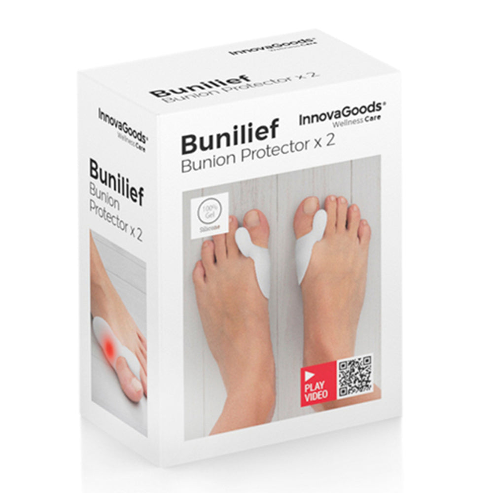 Silikonpolster für Hühneraugen Bunilief InnovaGoods Packung mit 2 Einheiten 7 