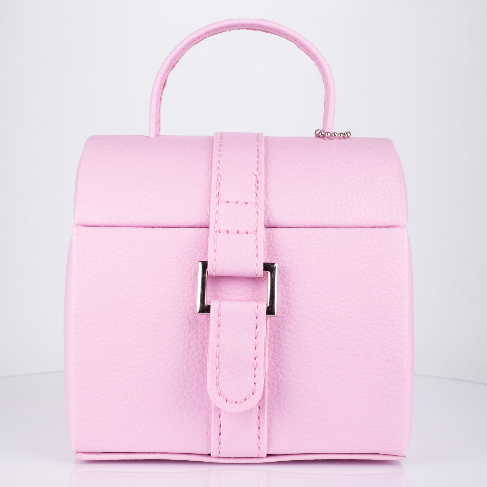 Schmuckkästchen mit Spiegel, rosa 2 