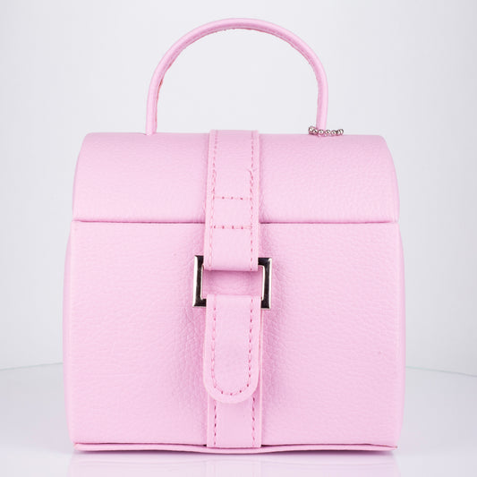 Schmuckkästchen mit Spiegel, rosa