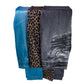 Figurformende Sommer-Jegging Set in 3 verschiedenen Farben: blau, grau, in Leopard Optik