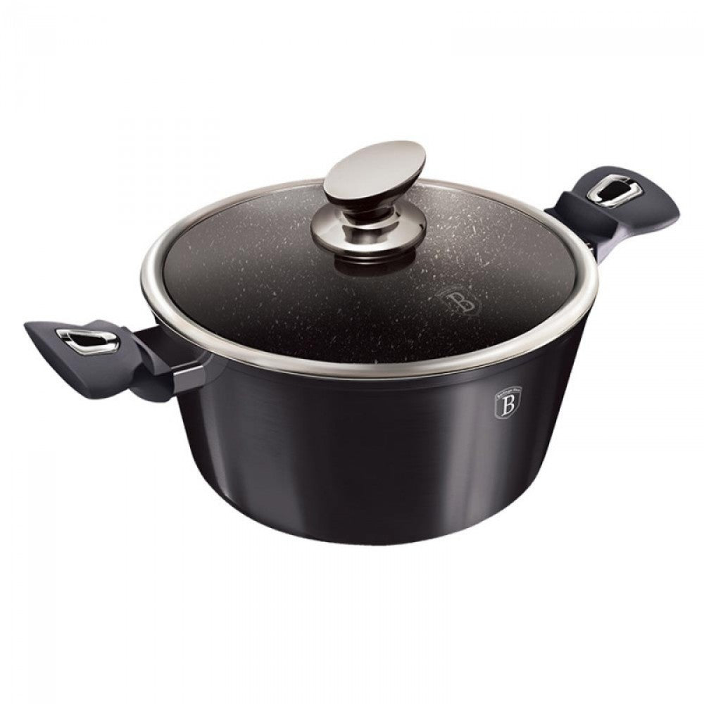 Kasserolle mit Deckel, 24 cm, Schwarz Vantage Collection 1 