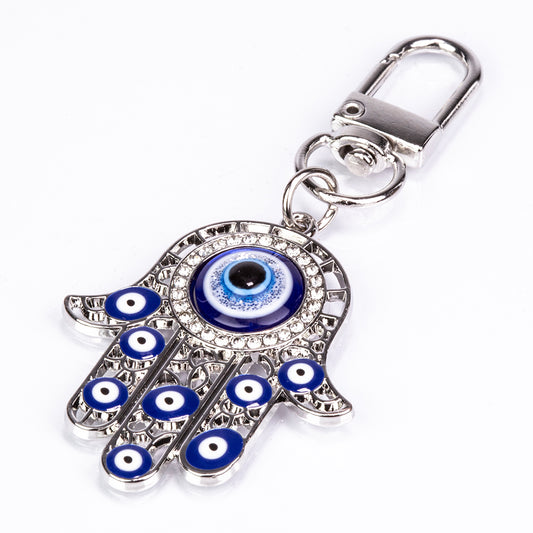 Talisman aus goldplattierter Legierung mit Emaille