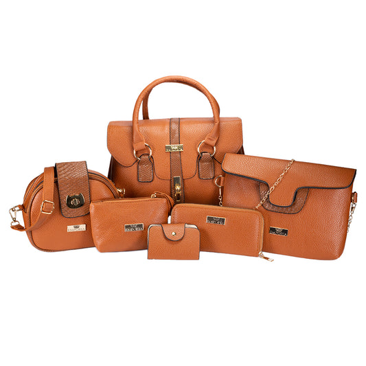 6-teiliges Emporia Taschenset, braun
