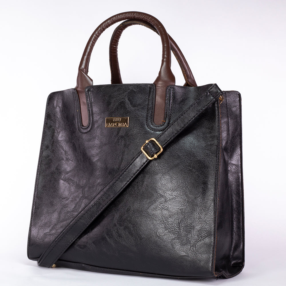 Emporia 2024 Sommerkollektion - "Noir-Flüsterer", 3-teiliges Taschenset; schwarz