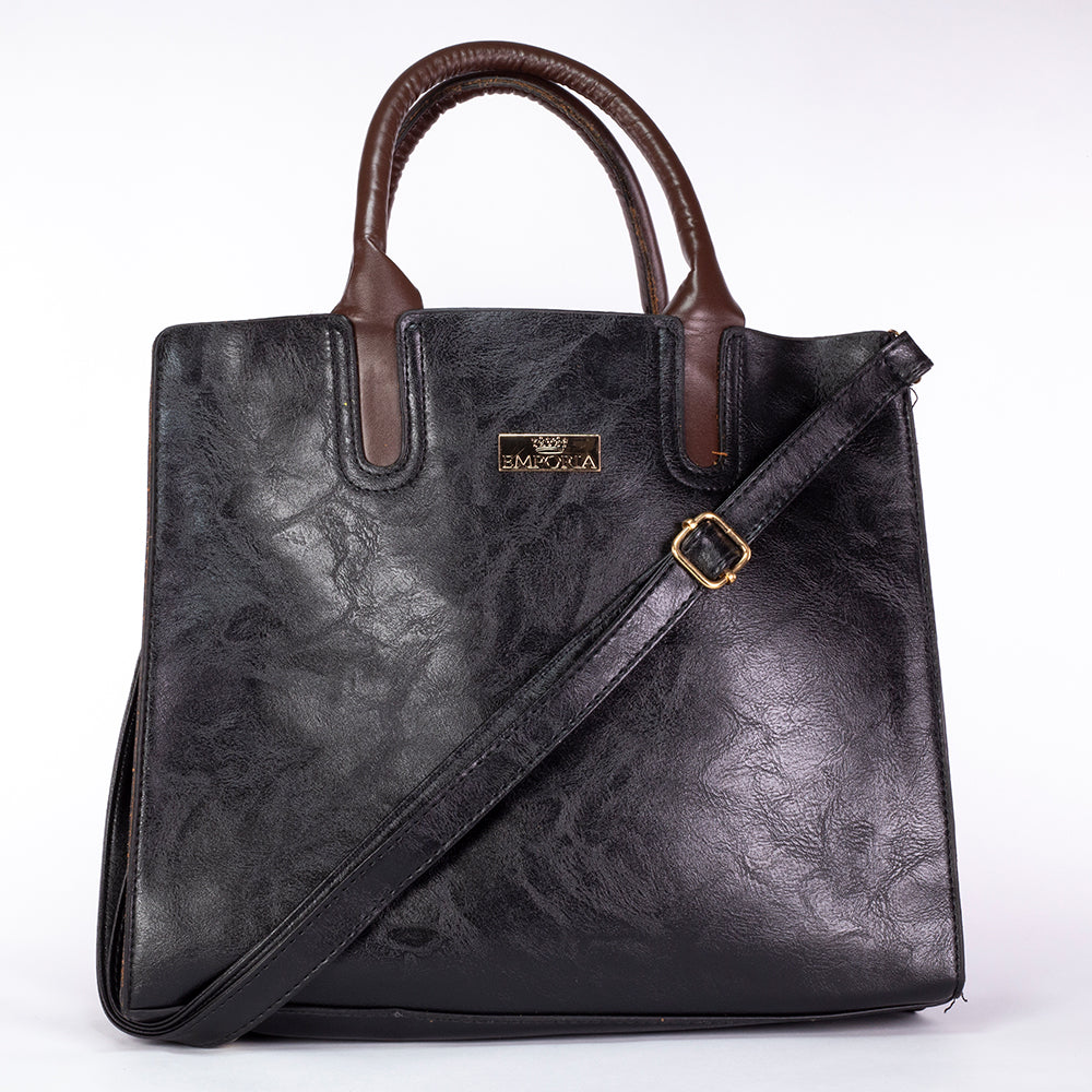 Emporia 2024 Sommerkollektion - "Noir-Flüsterer", 3-teiliges Taschenset; schwarz