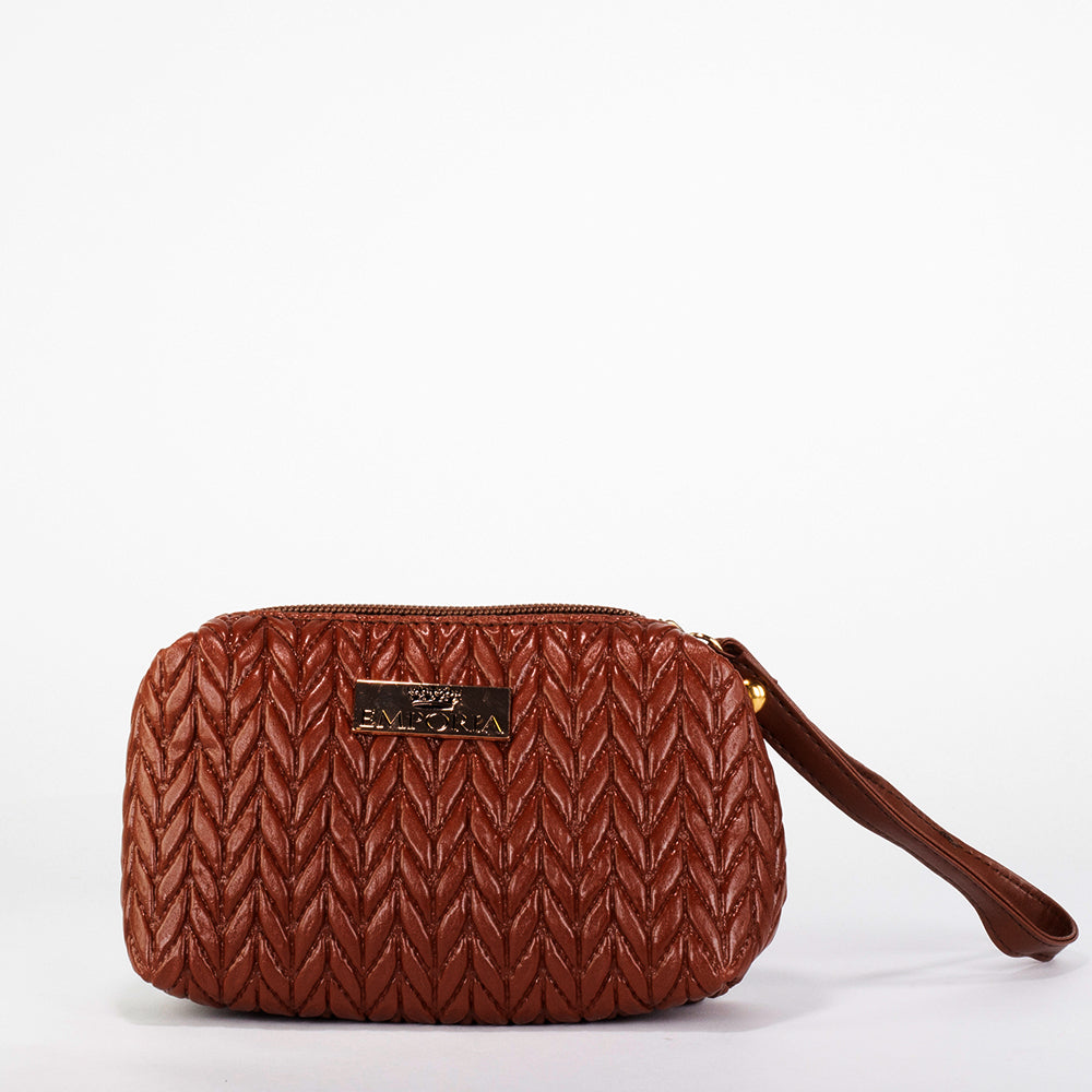 Emporia Frühjahrskollektion 2026 – „Choco Lux“, 6-teiliges Taschenset; PU-Leder, Braun 3 