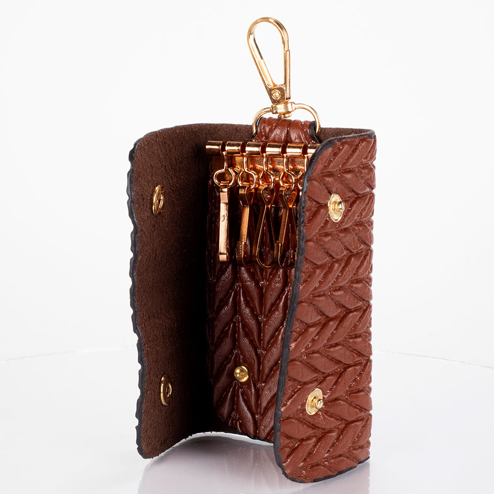 Emporia Frühjahrskollektion 2026 – „Choco Lux“, 6-teiliges Taschenset; PU-Leder, Braun
